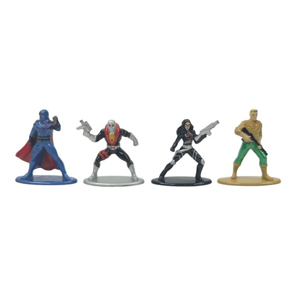 GI Joe Cobra Commander Destro Baroness Duke Die Cast Action Figures Jada Toys - Picture 1 of 16